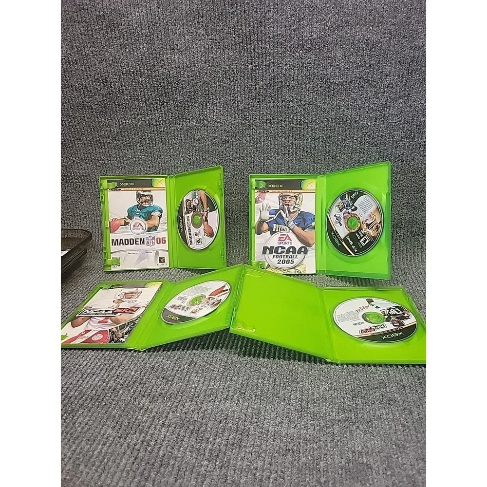 Xbox Sports Game Lot of 7 Madden NCAA NFL 2K NBA 2K Sneak King All-Star Baseball